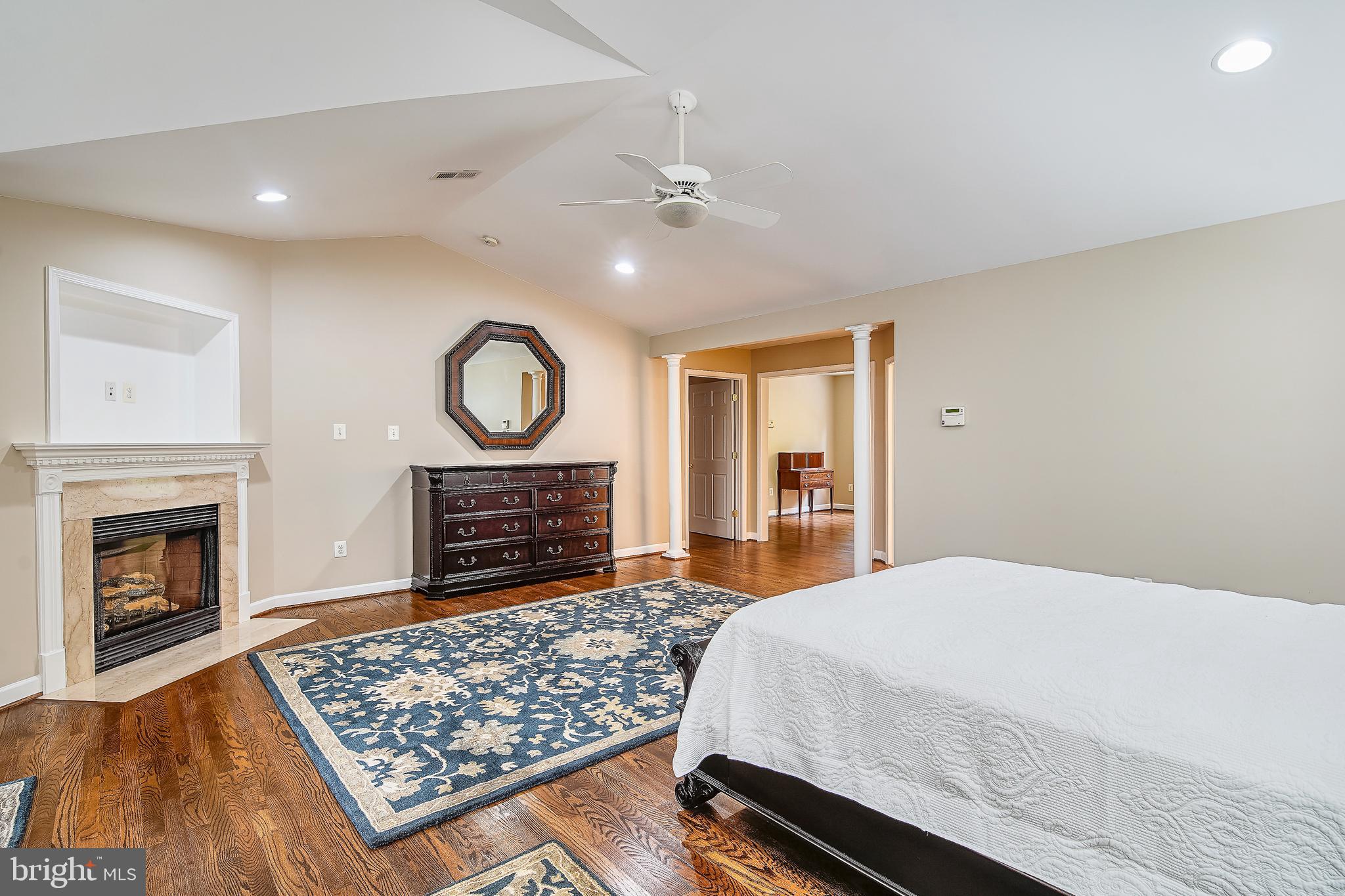 6661 South Clifton Road Frederick, MD 21703 - Photo 24 of 68 Master bedroom fireplace