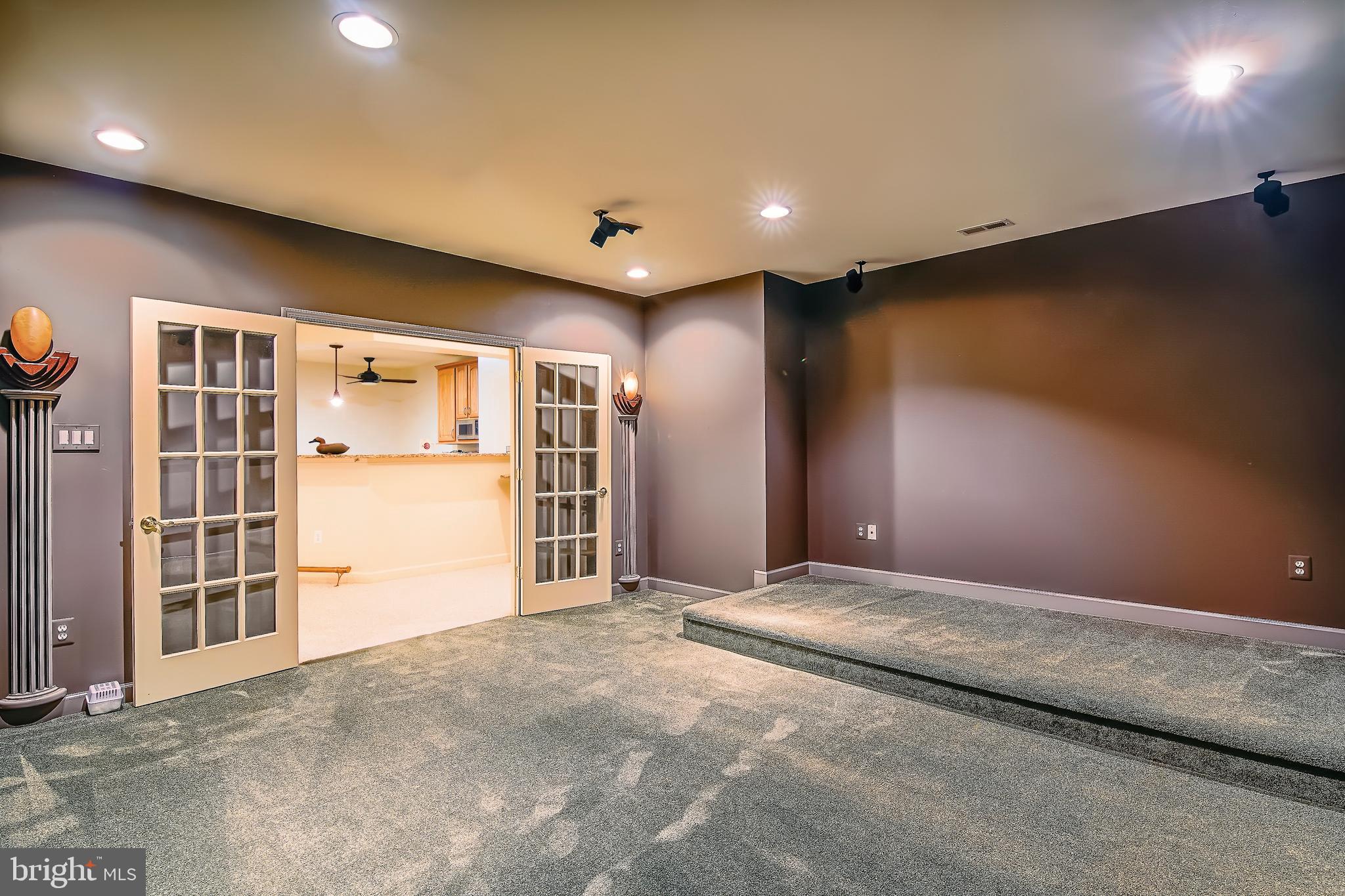 6661 South Clifton Road Frederick, MD 21703 - Photo 46 of 68 Entrance to the the home theatre