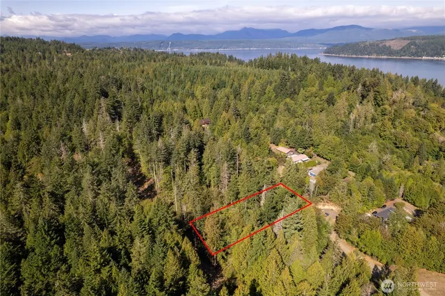 a view of a city with mountains in the background