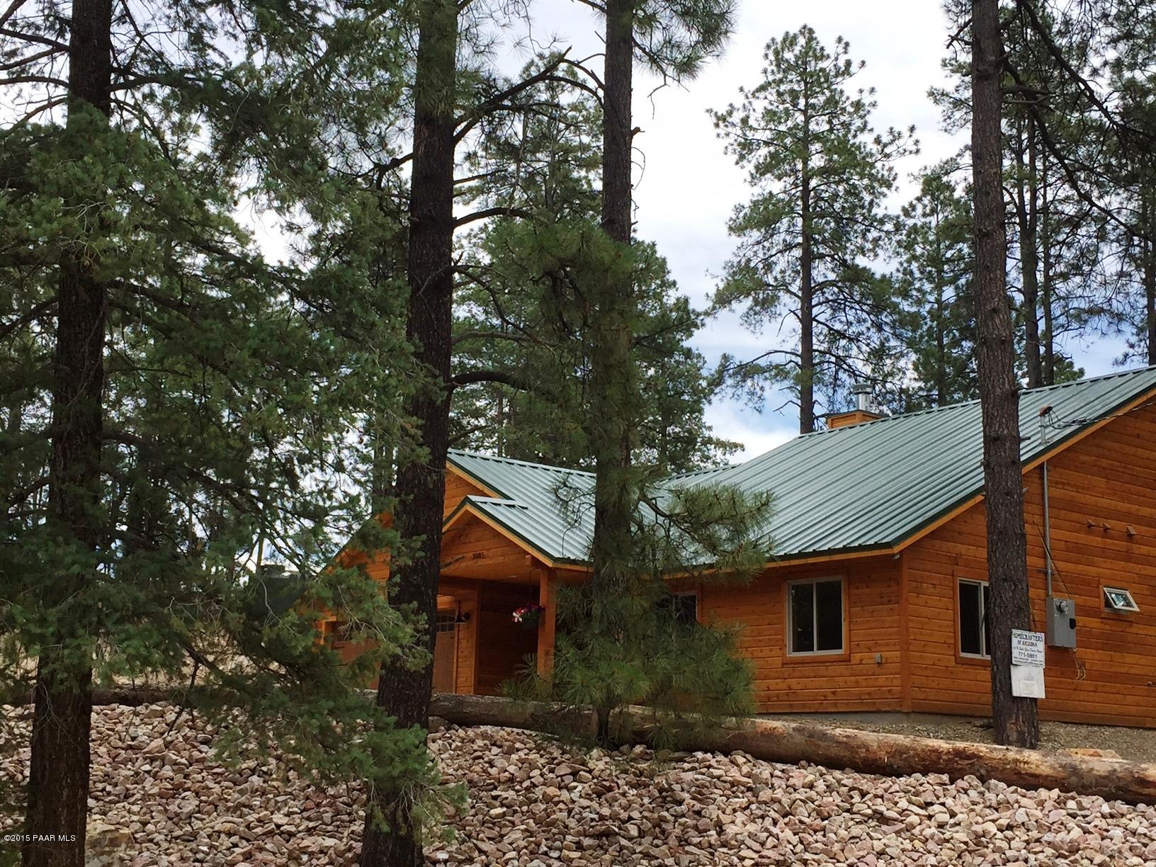3805 East Sheldon Road Prescott, AZ 86303 - Photo 2 of 15 View Of Cabin From Across Road