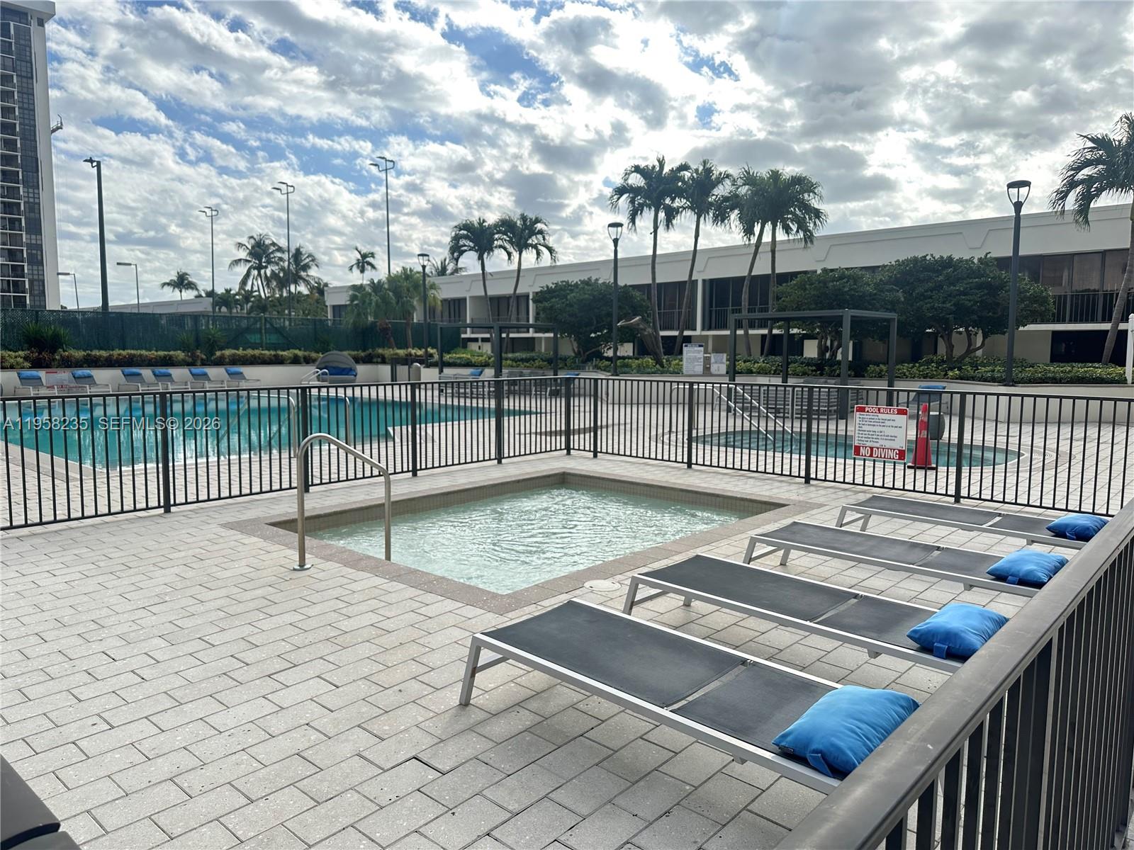 1925 Brickell Avenue, Unit D1201 Miami, FL 33129 - Photo 20 of 27 a view of backyard with trampoline
