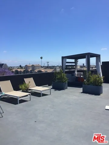 a outdoor space with a barbeque