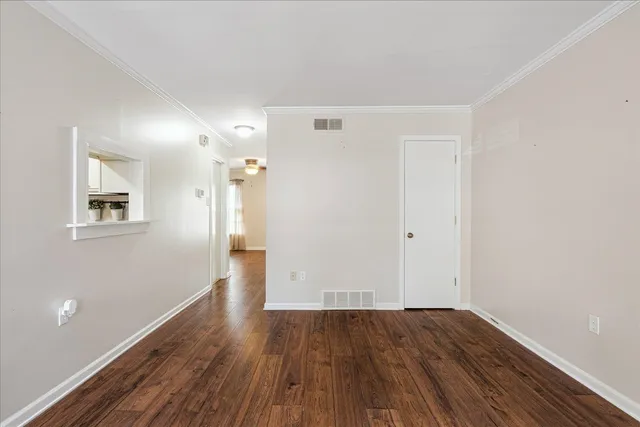 wooden floor in an empty room