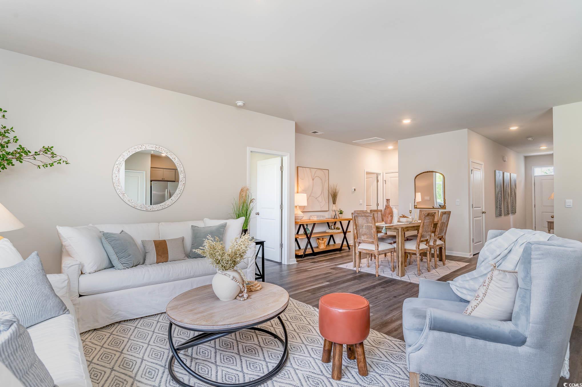 152 Pampa Drive Loris, SC 29569 - Photo 11 of 19 Living area featuring recessed lighting, baseboard