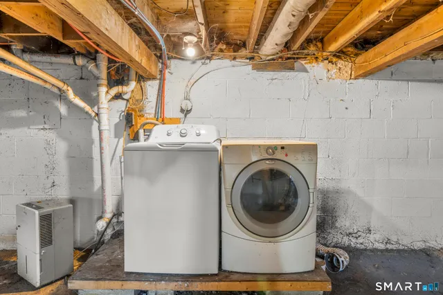 a view of a storage room