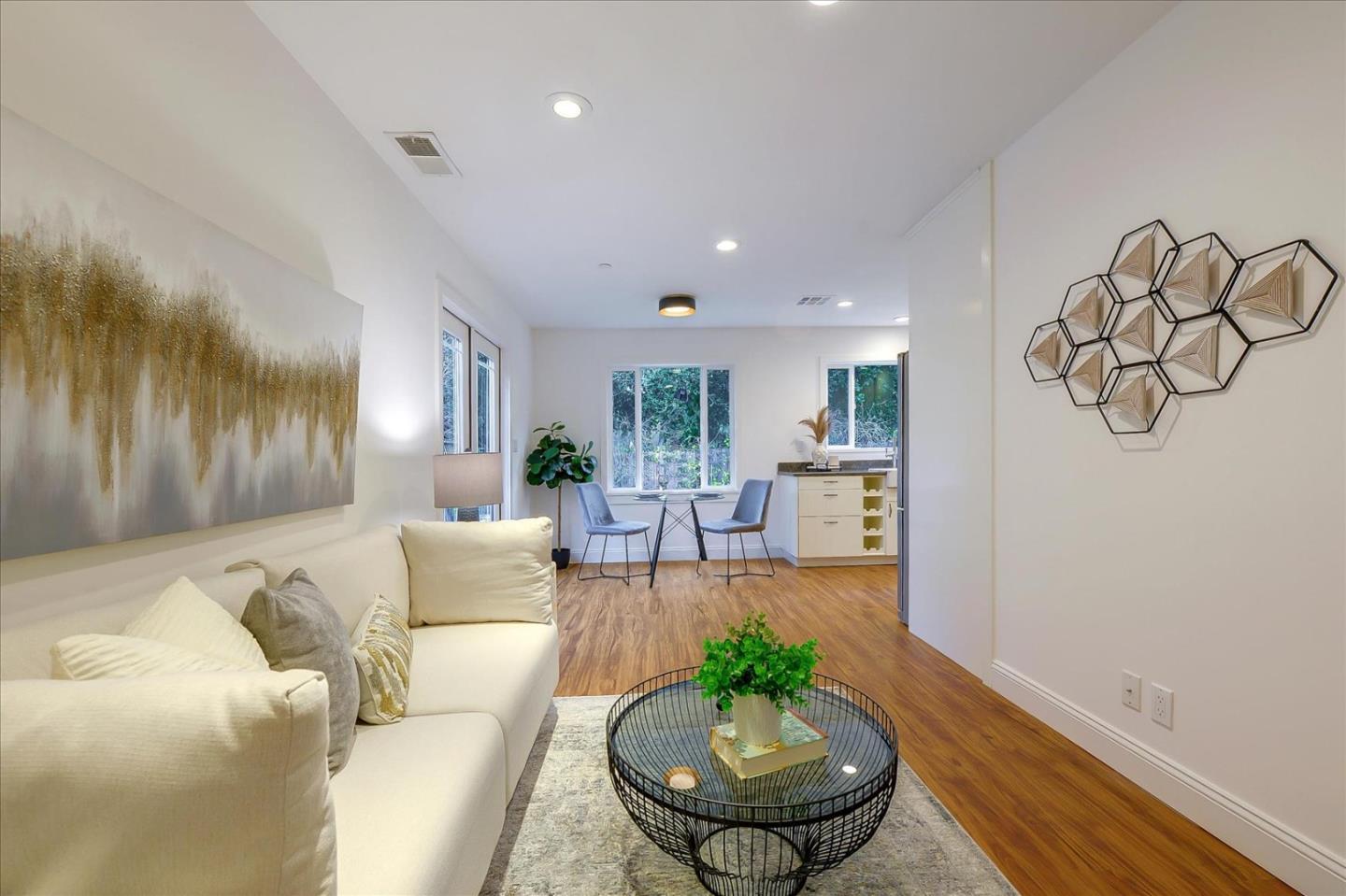 112 Haight Street Menlo Park, CA 94025 - Photo 30 of 47 a living room with furniture and a table