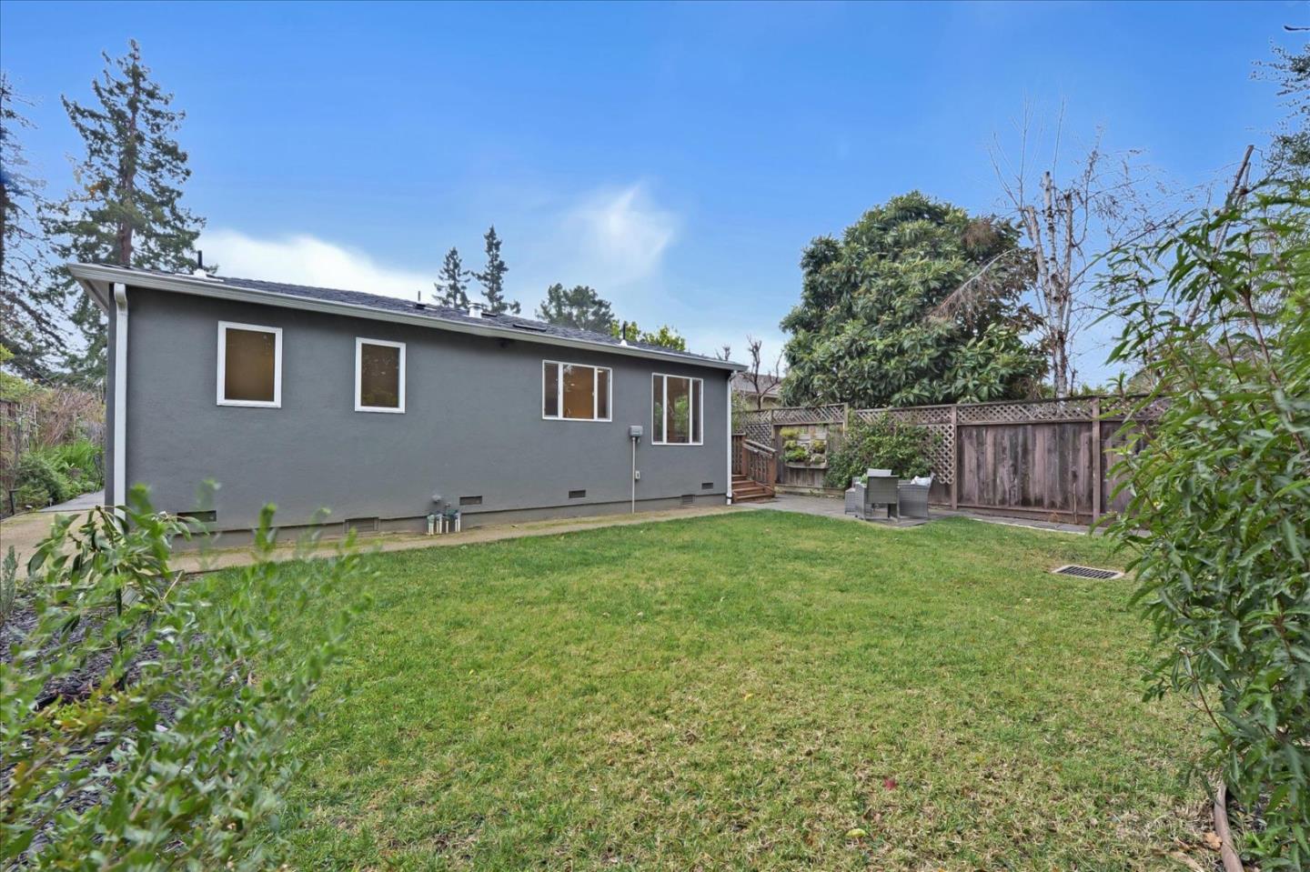 112 Haight Street Menlo Park, CA 94025 - Photo 46 of 47 a house view with a garden space