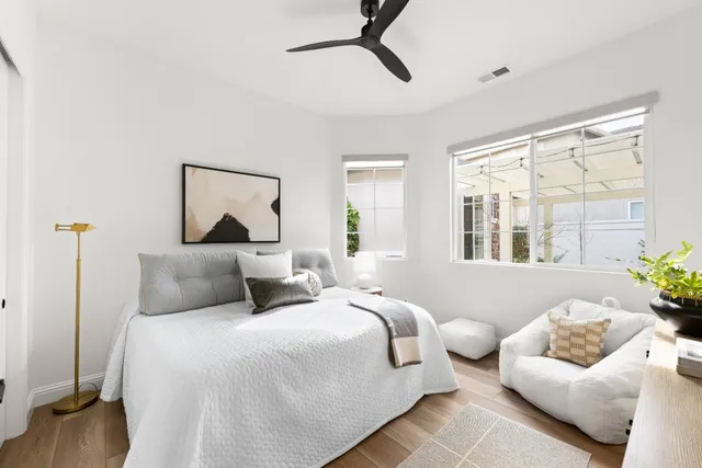 an aerial view of a city with lots of residential buildings