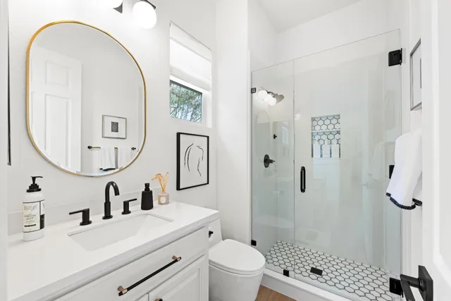 an aerial view of a city with lots of residential buildings