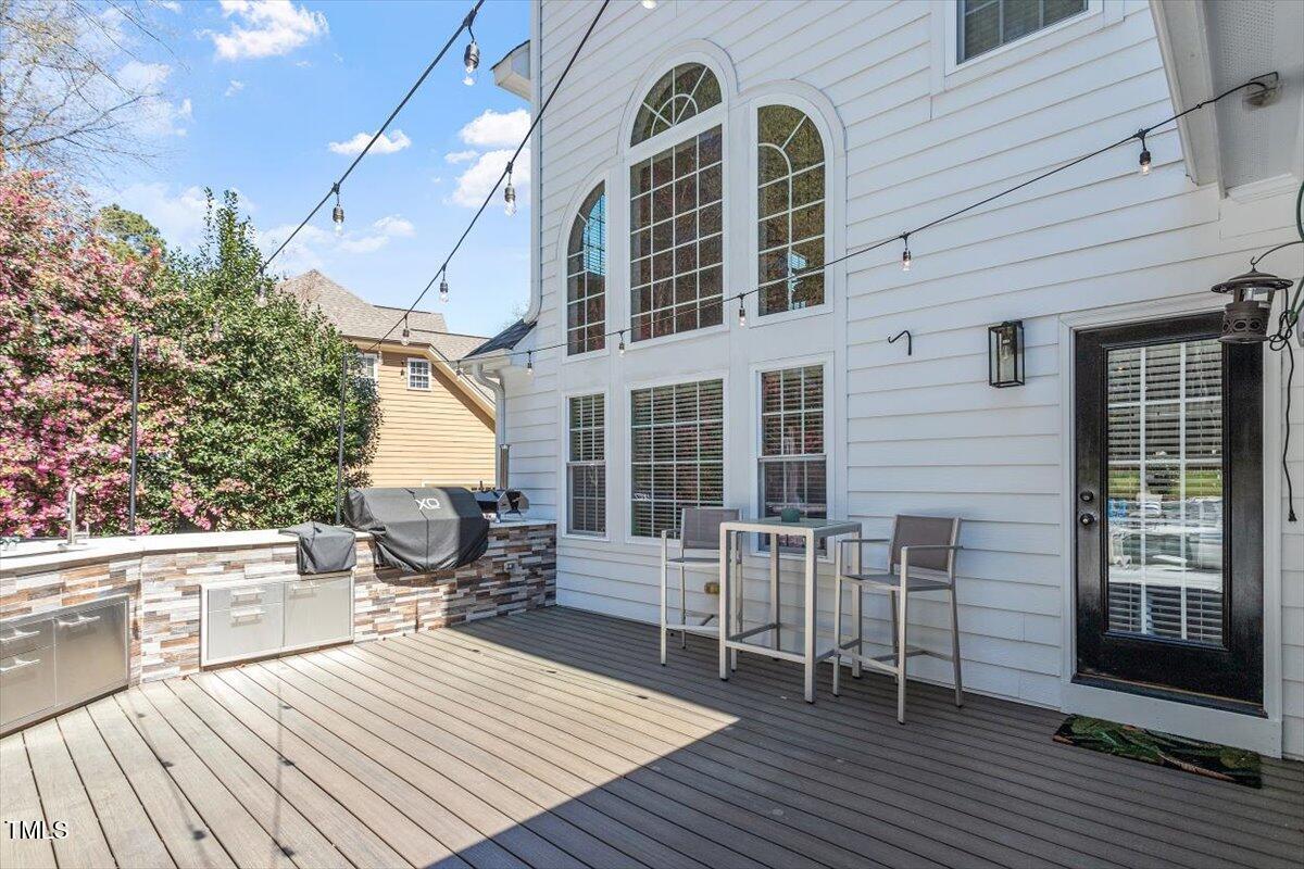 3504 Griffice Mill Road Raleigh, NC 27610 - Photo 30 of 39 a view of roof deck with patio