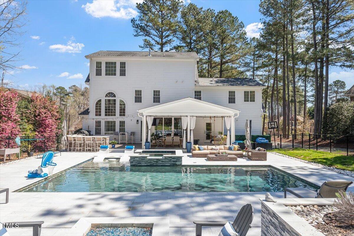 3504 Griffice Mill Road Raleigh, NC 27610 - Photo 32 of 39 a front view of a house with garden