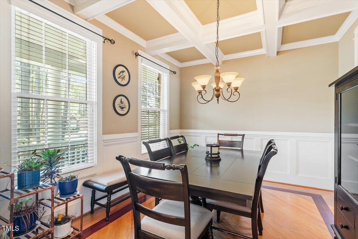 3504 Griffice Mill Road Raleigh, NC 27610 - Photo 6 of 39 a view of a dining room with furniture and window