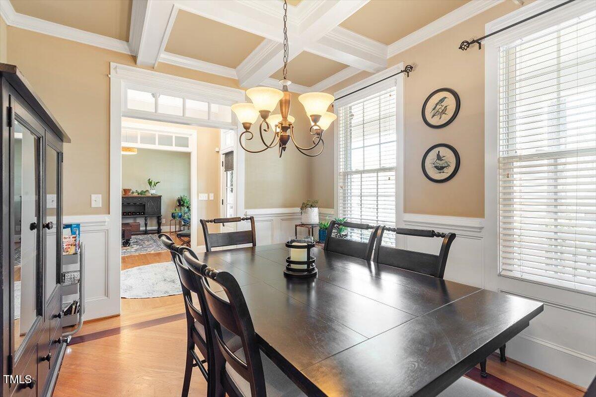 3504 Griffice Mill Road Raleigh, NC 27610 - Photo 7 of 39 a view of a dining room with furniture and window