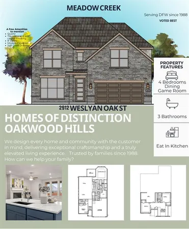 $796,132 | 2912 Weslyan Oak Street, Bedford, TX 76021