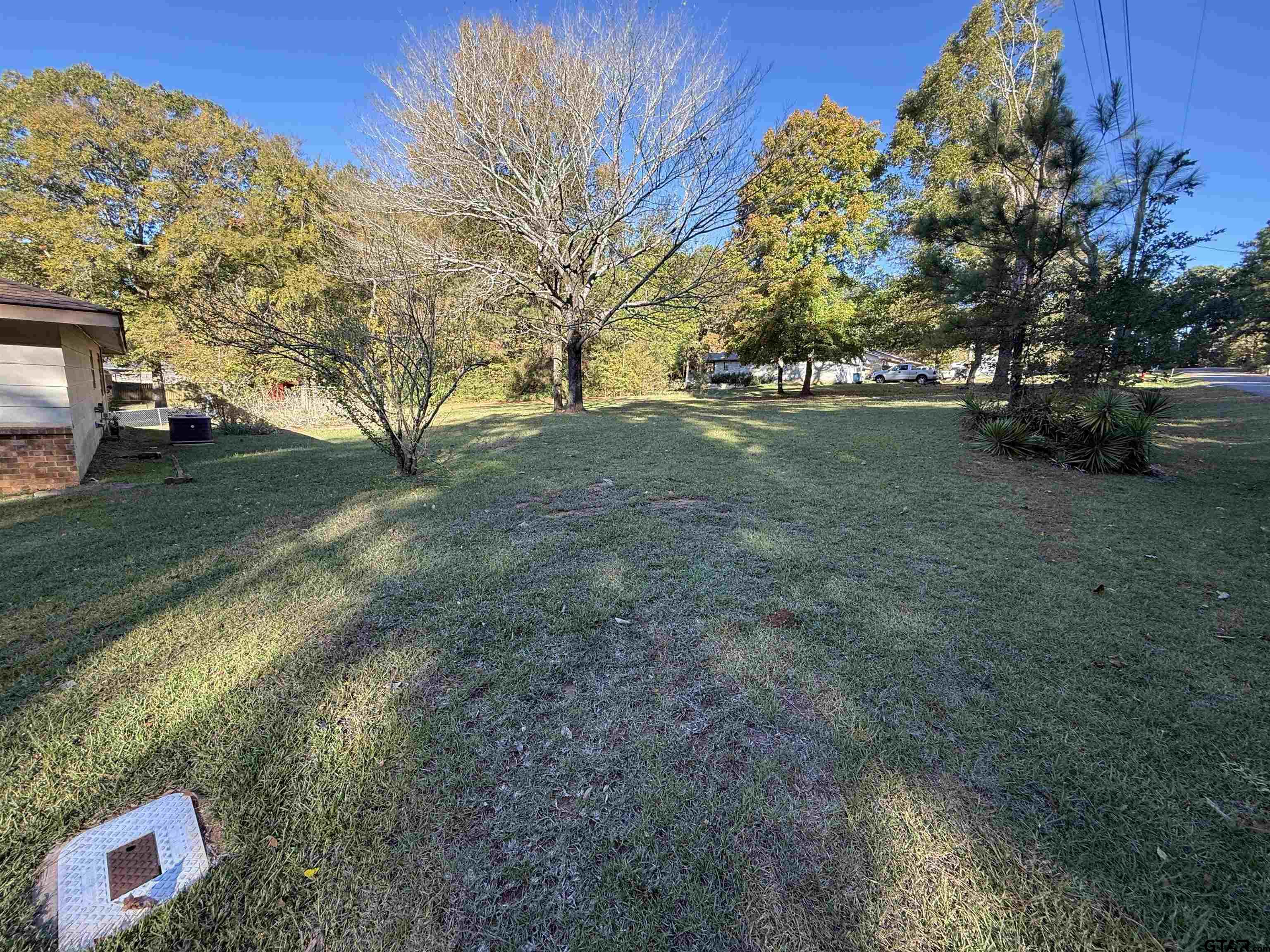 226 Caroline Street Rusk, TX 75785 - Photo 4 of 21 a backyard of a house with lots of green space