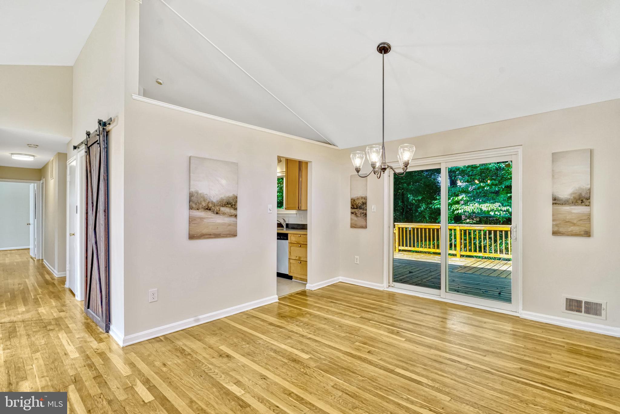5508 Callander Drive Springfield, VA 22151 - Photo 3 of 35 Dining room leads to kitchen and deck