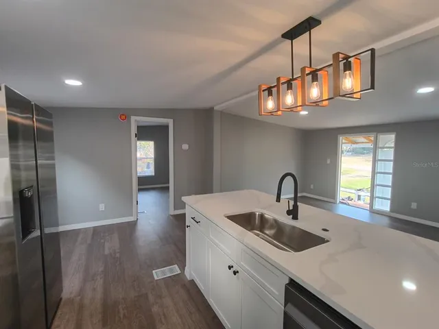 a view of an empty room