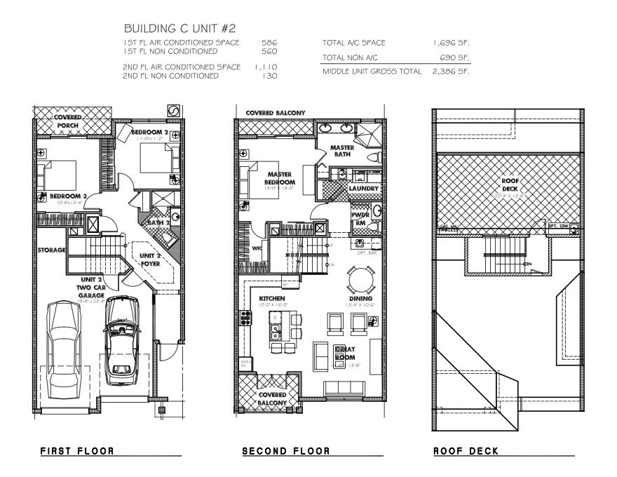 3770 County Line Road, Unit C2 Tequesta, FL 33469 - Photo 27 of 27 C2 FLOOR PLAN
