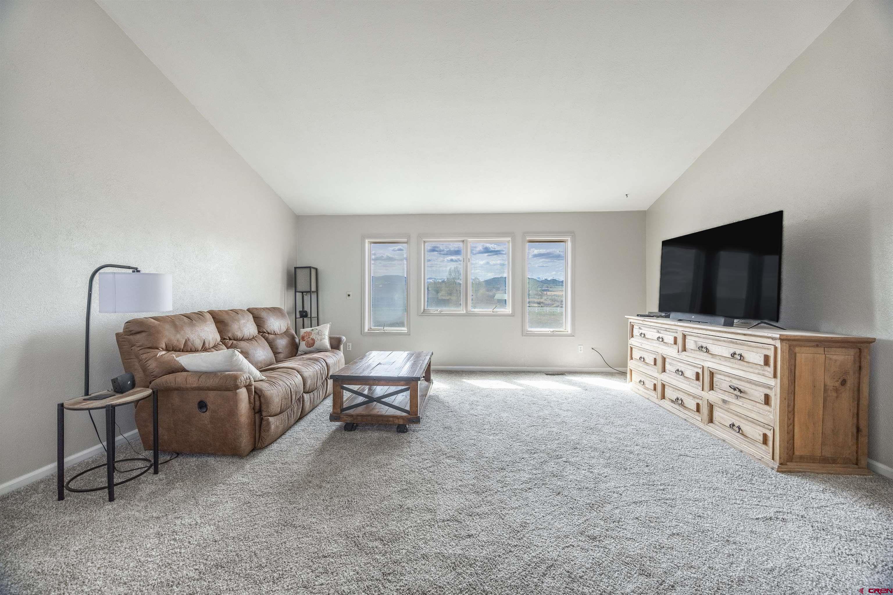 19555 6575th Road Montrose, CO 81403 - Photo 16 of 36 a living room with furniture and a flat screen tv