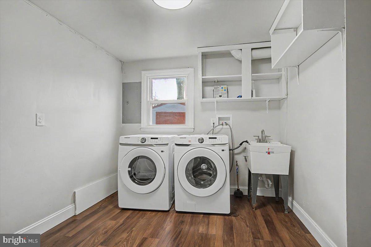 2209 Riviera Lane Wilmington, DE 19810 - Photo 12 of 43 a utility room with dryer washer and sink