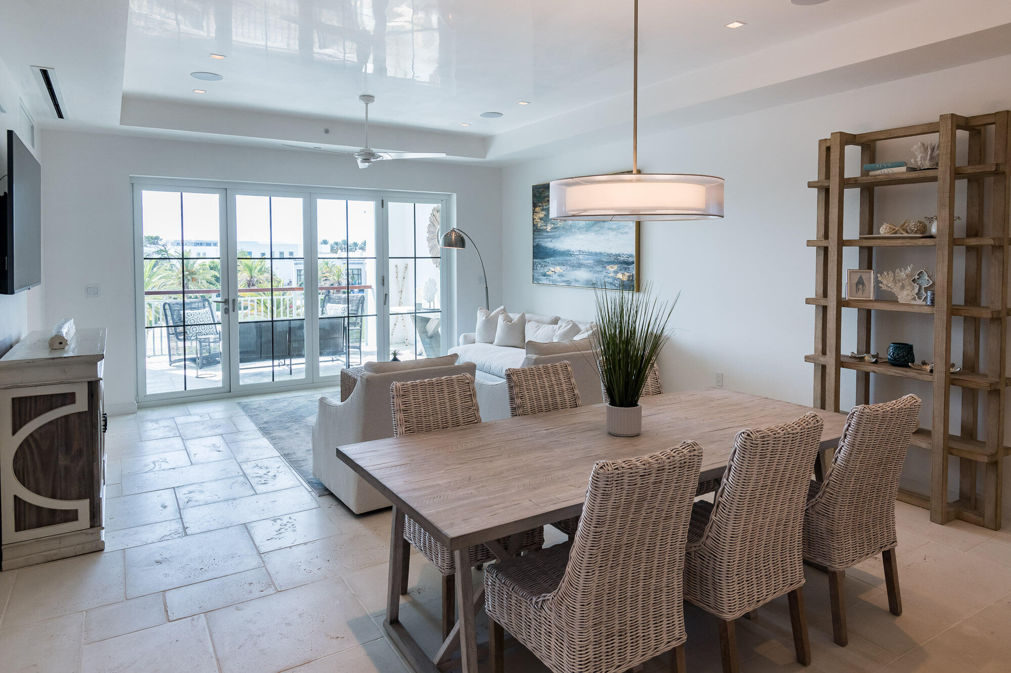 74 Governors Ct Inlet Beach, Unit W202 Inlet Beach, FL 32461 - Photo 6 of 29 a view of a dining room with furniture window and outside view