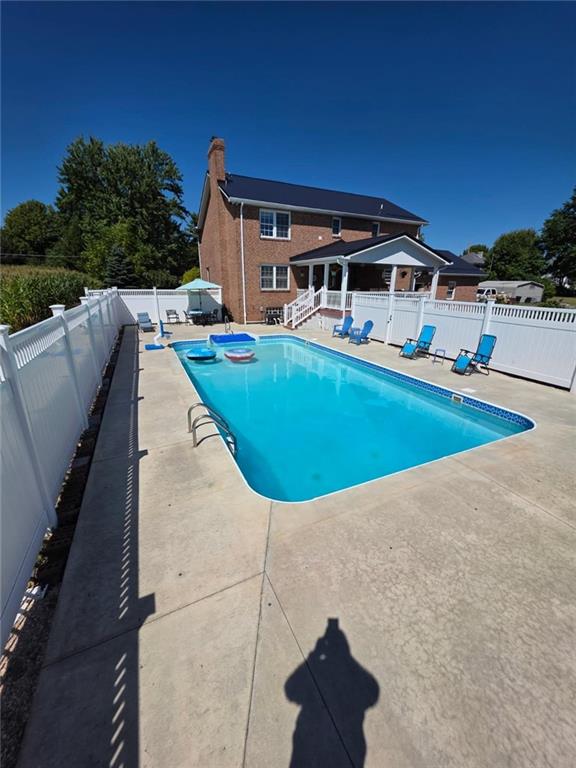 223 Balsinger Road Uniontown, PA 15401 - Photo 49 of 50 swimming pool view with a seating space