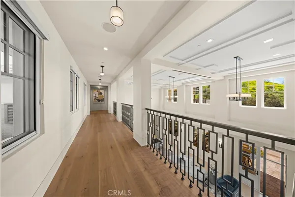 a spacious bedroom with a bed and furniture