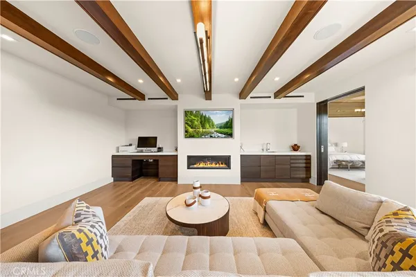 a view of city from a balcony