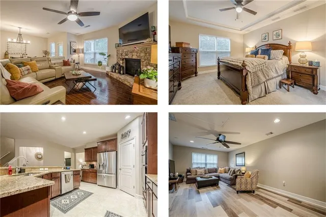 a view of a house with a outdoor space