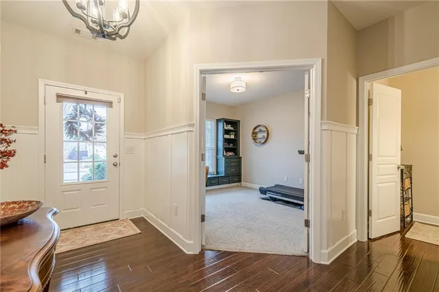 a room with furniture and a window