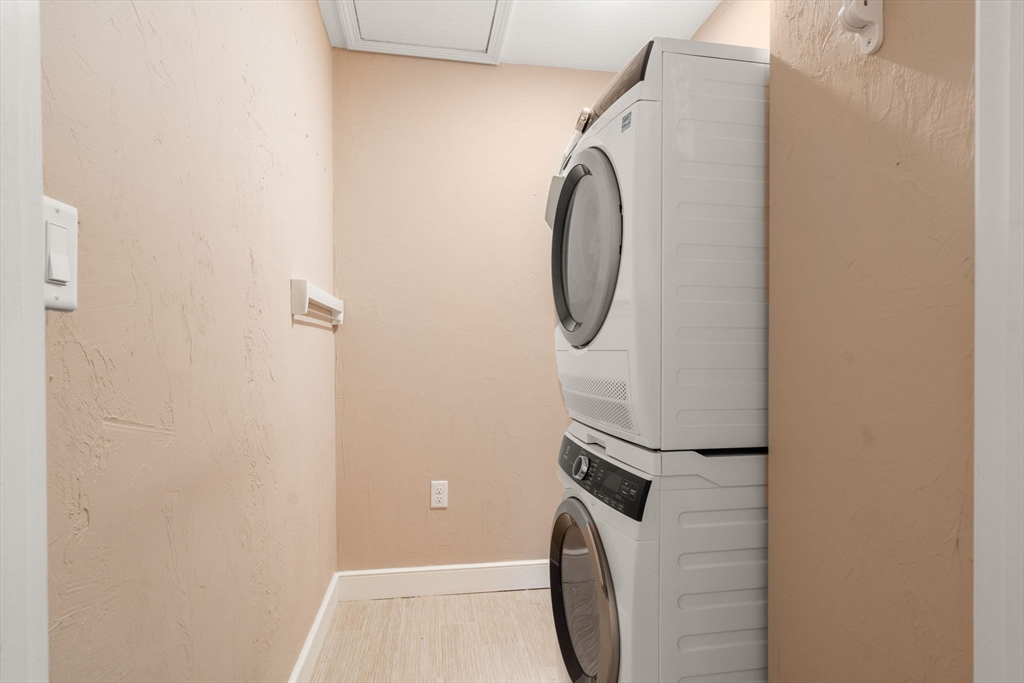 13 Lyndon Road Sharon, MA 02067 - Photo 24 of 29 a utility room with dryer and washer