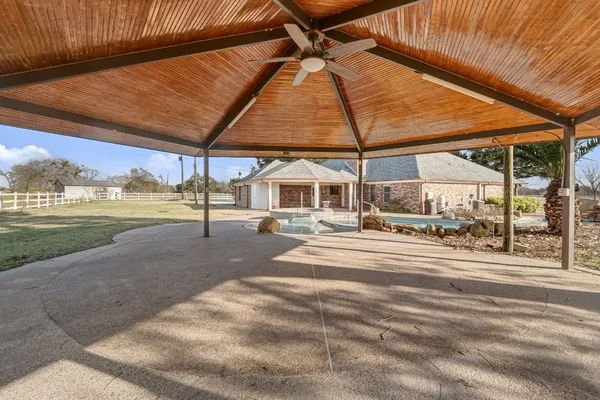 a white building with a ocean view