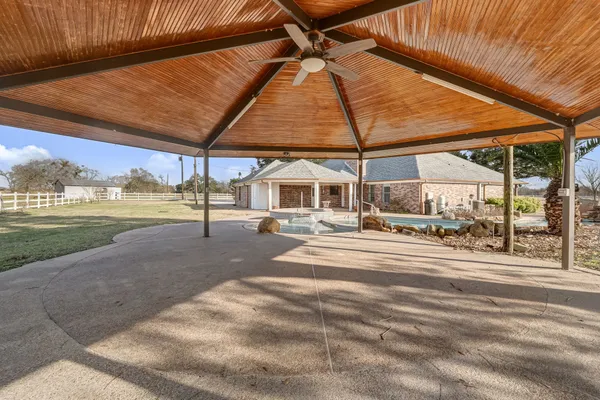 a white building with a ocean view