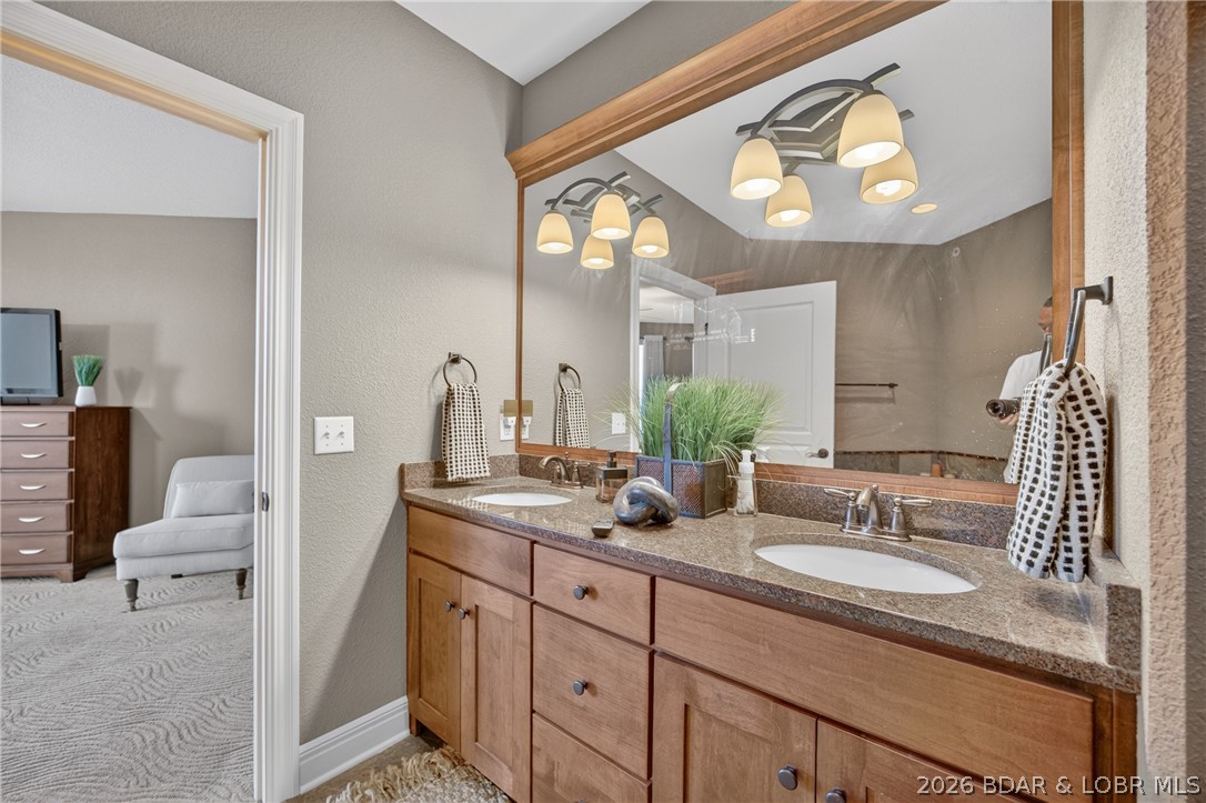 3168 Twin Rivers Point, Unit 2B Camdenton, MO 65020 - Photo 31 of 92 Master Bath Vanity. NOTE: (Invisible to the eye wh