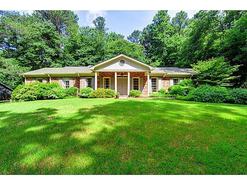 9448 Coleman Road Roswell, GA 30075 - Photo 1 of 1 Exterior Front. STUNNING UPDATED HOME IN ROSWELL