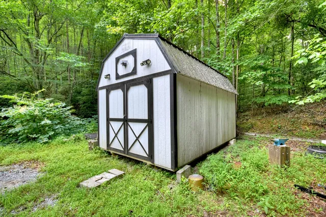 a view of front door and garden