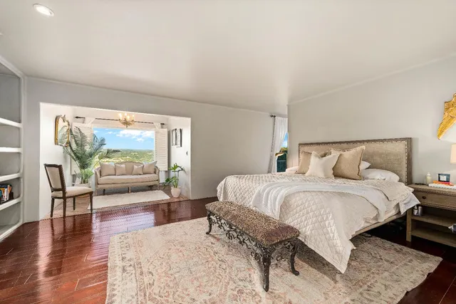 a view of swimming pool with a yard