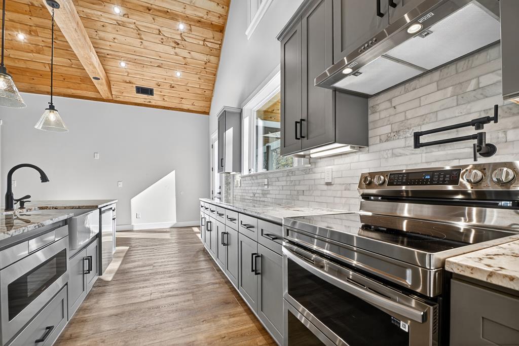 289 Scott Hollow Road Ellijay, GA 30540 - Photo 22 of 45 Pot filler adds ease for cooking