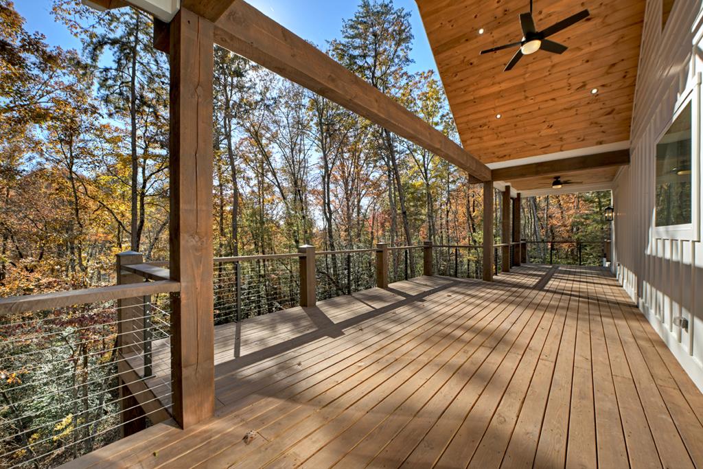 289 Scott Hollow Road Ellijay, GA 30540 - Photo 8 of 45 Oversized covered porch overlooks private yard