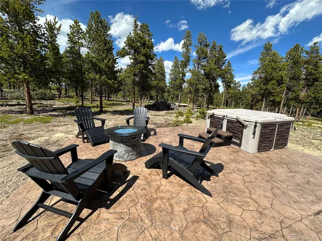 a backyard of a house