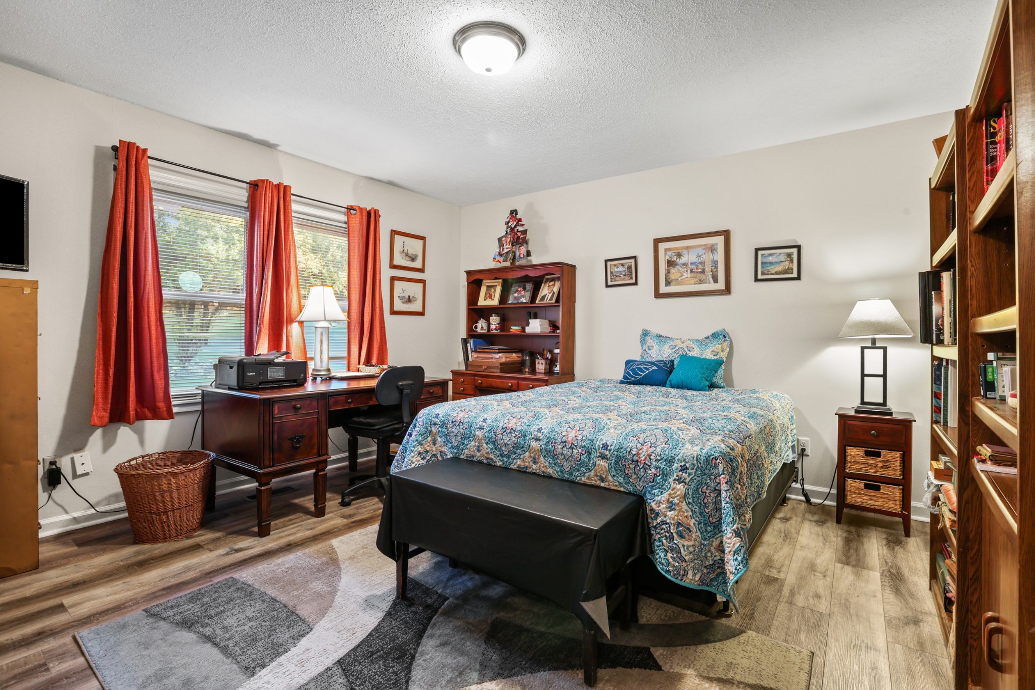 236 Old Columbia Road Dickson, TN 37055 - Photo 13 of 26 a bedroom with a bed and a table