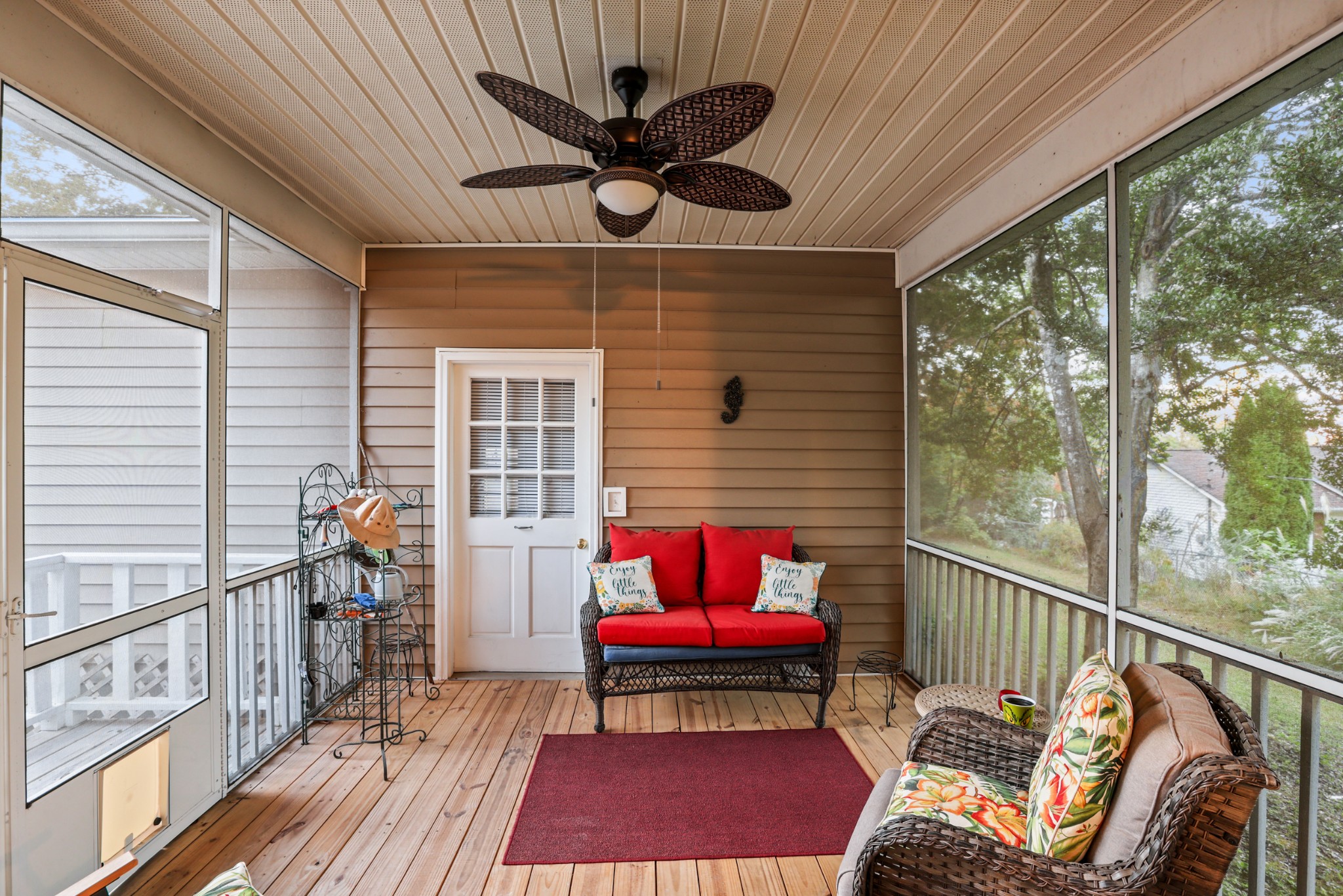 236 Old Columbia Road Dickson, TN 37055 - Photo 18 of 26 a balcony with furniture and a large window