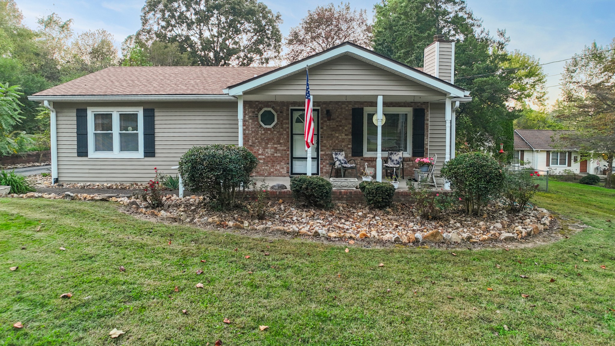 236 Old Columbia Road Dickson, TN 37055 - Photo 19 of 26 a front view of a house with garden