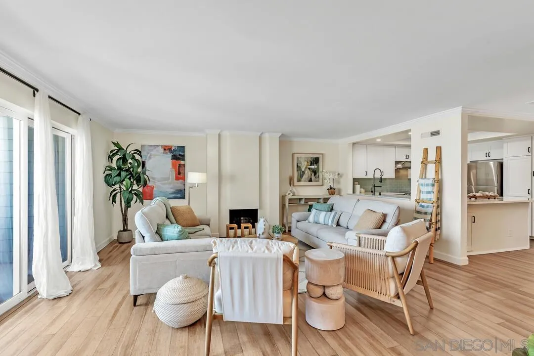 24 Montego Court Coronado, CA 92118 - Photo 20 of 71 a living room with furniture and wooden floor