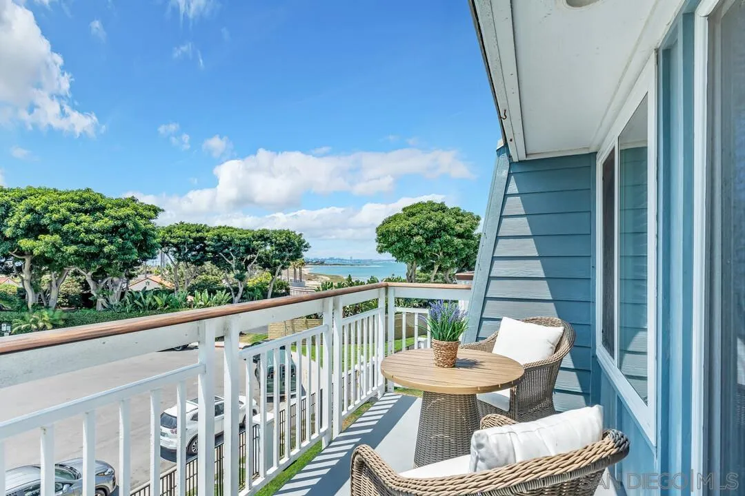 24 Montego Court Coronado, CA 92118 - Photo 38 of 71 a view of a chair and table in the balcony