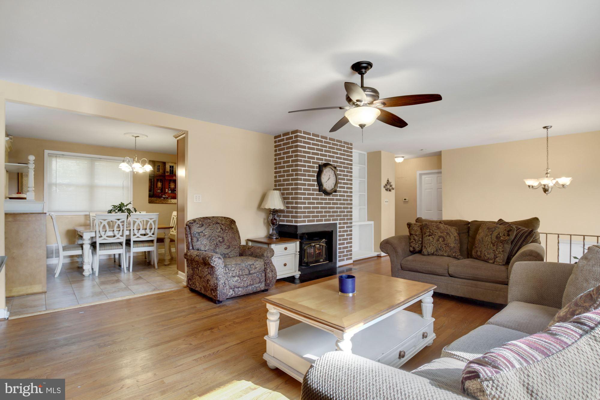 8908 Snow Acres Drive Laurel, MD 20708 - Photo 8 of 37 Living Room with Fireplace