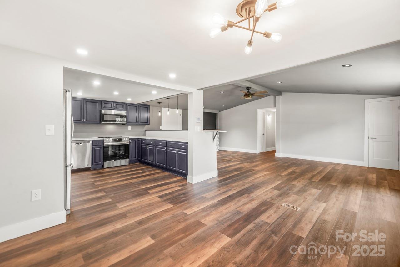 5354 Sherrills Ford Road Catawba, NC 28609 - Photo 6 of 44 a view of kitchen with wooden floor