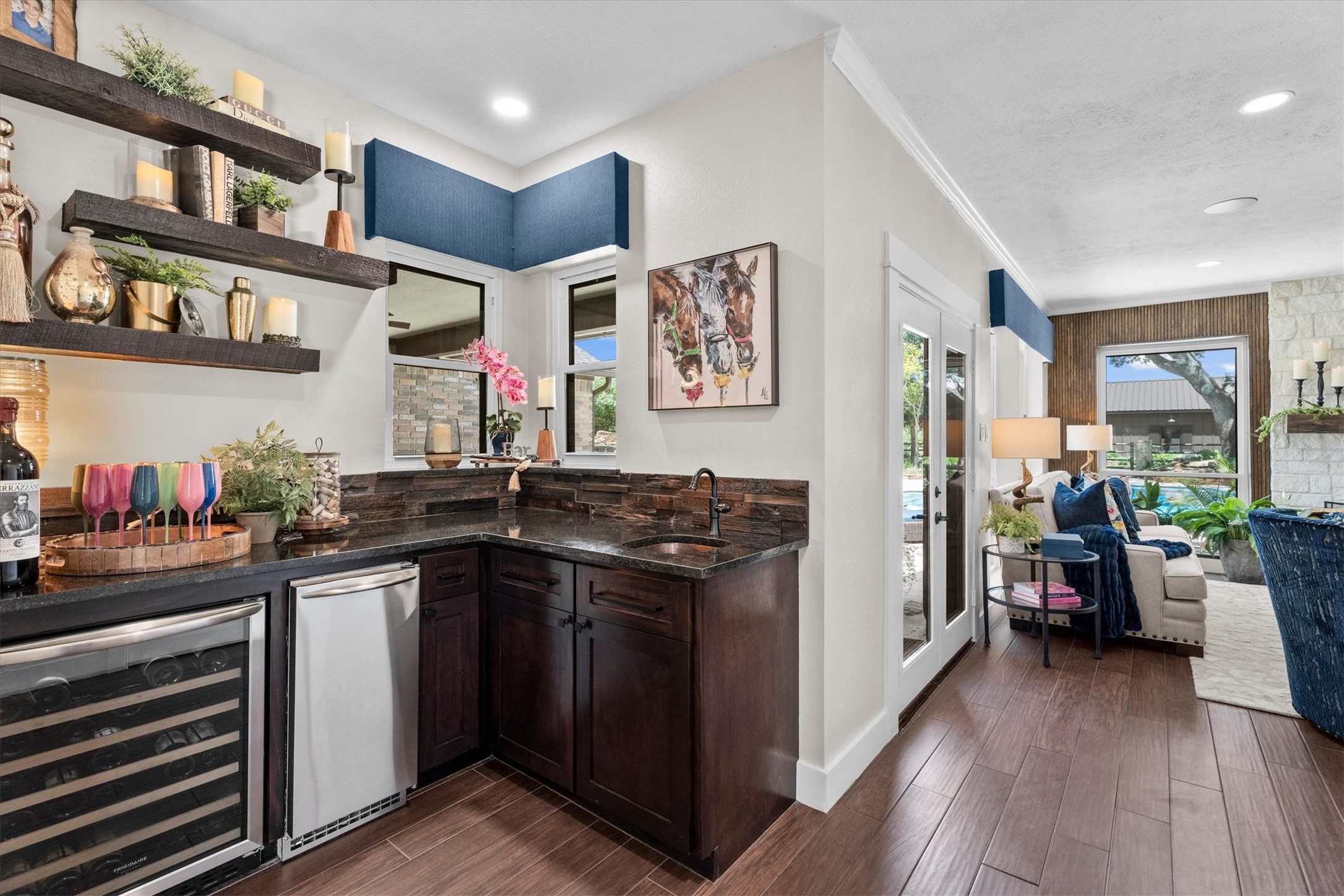 18003 Kitzman Road Cypress, TX 77429 - Photo 20 of 48 Butler pantry with wine refrigerator