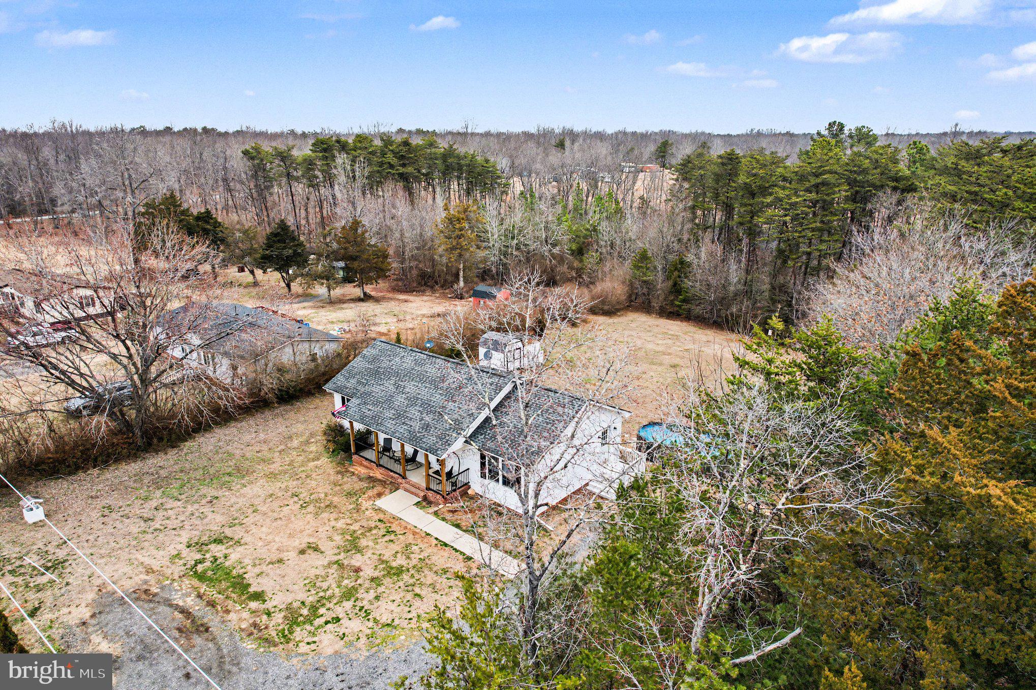 2225 Partlow Road Beaverdam, VA 23015 - Photo 25 of 27 a view of a backyard of a house with a yard