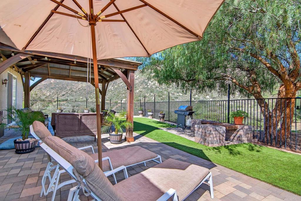 15953 Shalom Road Ramona, CA 92065 - Photo 48 of 71 a view of yard with patio